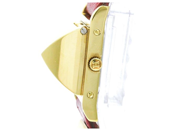 Hermès Hermes Medor Quartz Plated Metal and Leather 23 - vista 3