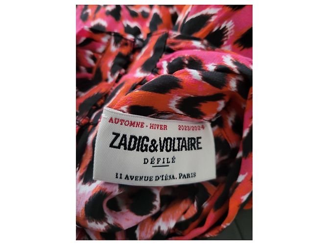 Zadig & Voltaire Robe Longue Imprimé Léopard - vue 4