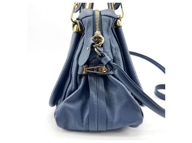 Chloé Chloe Paraty Military Top Handle Leather Medium - vista 4