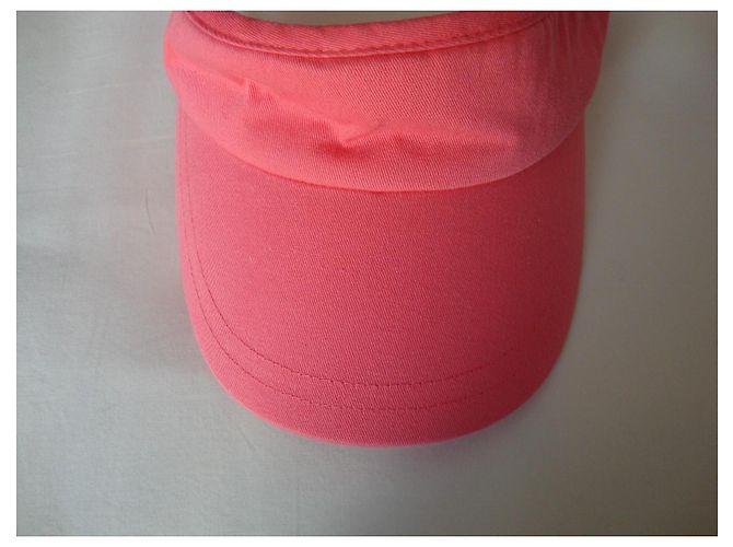 Autre Marque Visera de algodón rosa - vista 2