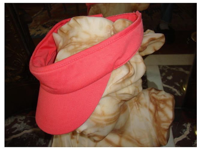 Autre Marque Visera de algodón rosa - vista 3