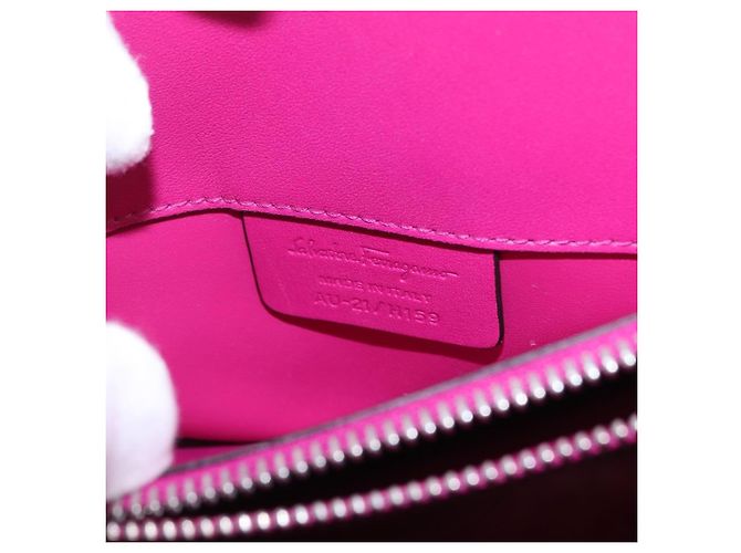 Borsa Salvatore Ferragamo Studio Leather Medium - vista 6