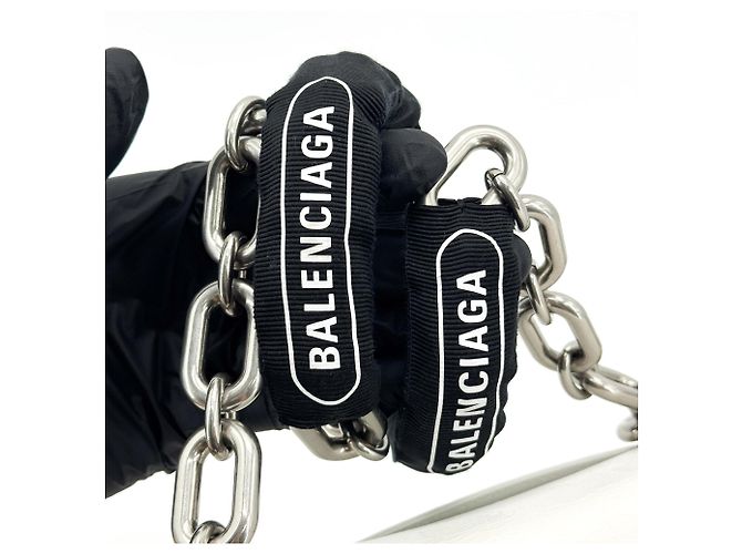 Balenciaga Downtown S Chain-Handle Leather XS - vista 6