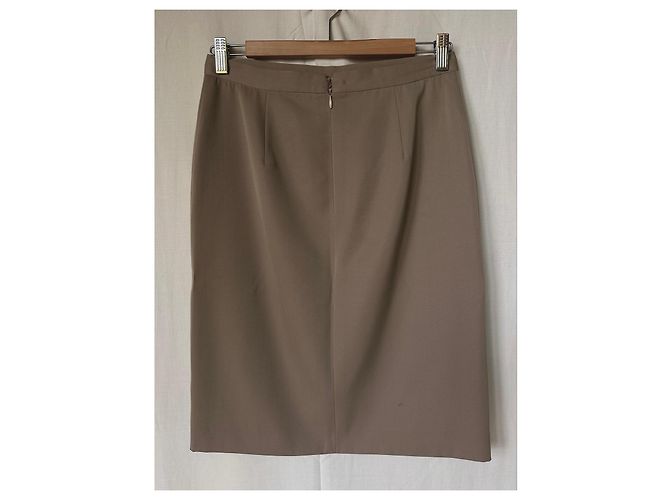 Falda recta beige Giorgio Armani - vista 3