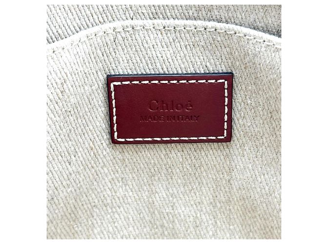 Chloé Chloe Woody Canvas with Leather Medium - vue 6