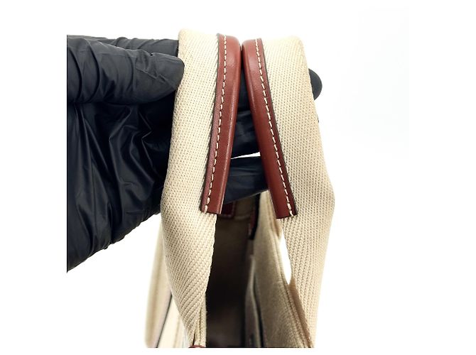 Chloé Chloe Woody Canvas with Leather Medium - vue 7