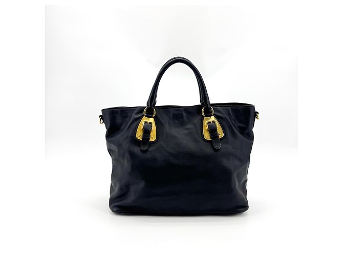 Prada Convertible Buckle Soft Calf Medium - vista 2