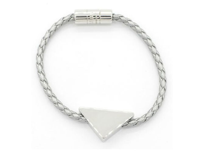 Bracciale con charm Prada in Silver - vista 2
