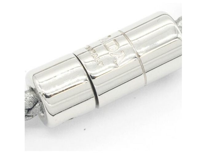 Bracciale con charm Prada in Silver - vista 3