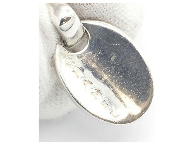 Orecchini a lobo Chanel in argento sterling 925 - vista 5