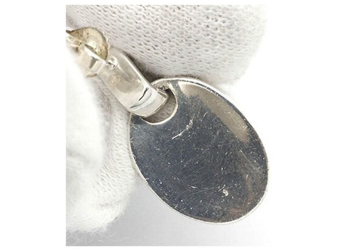 Orecchini a lobo Chanel in argento sterling 925 - vista 6
