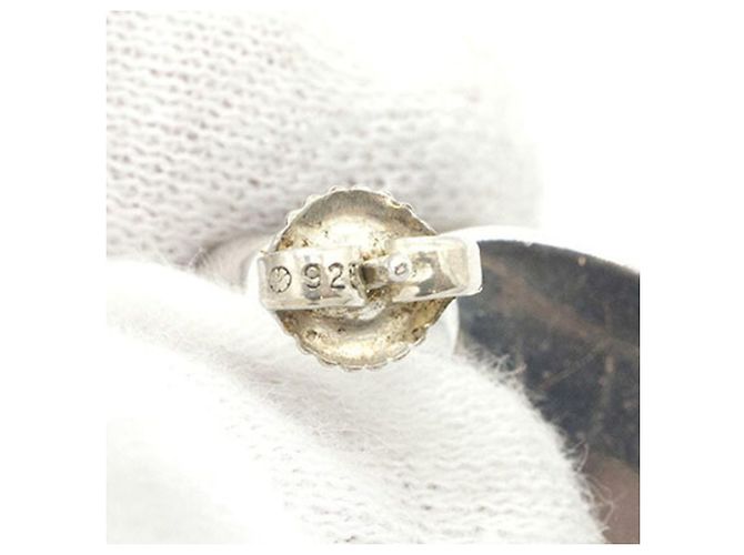 Orecchini a lobo Chanel in argento sterling 925 - vista 7