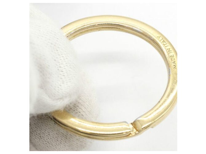 Céline Portachiavi Celine in pelle marrone e oro - vista 7