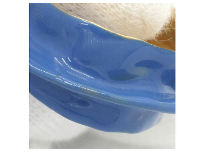 Céline Pendientes de botón Celine para mujer en azul y dorado - vista 6
