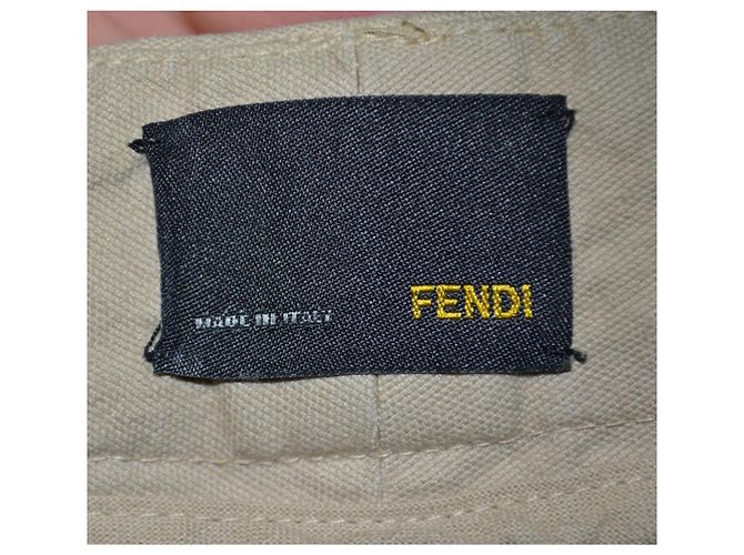 Fendi Beige Baumwollshorts - Ansicht 5