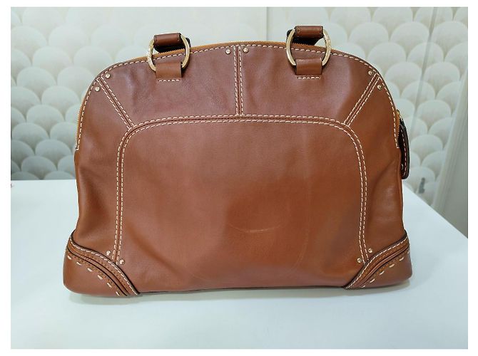 Lancel Borsa Mademoiselle Adjani in pelle marrone - vista 10