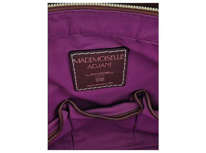 Lancel Borsa Mademoiselle Adjani in pelle marrone - vista 13