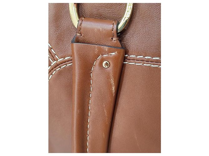 Lancel Borsa Mademoiselle Adjani in pelle marrone - vista 17
