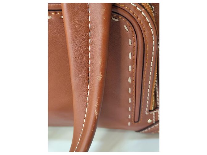 Lancel Borsa Mademoiselle Adjani in pelle marrone - vista 19