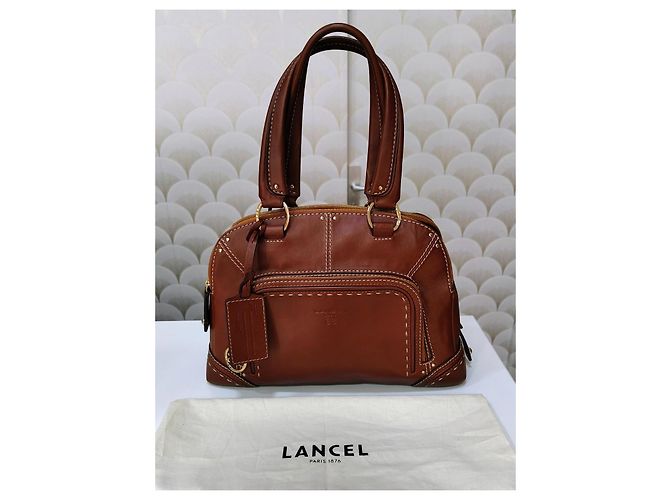Lancel Borsa Mademoiselle Adjani in pelle marrone - vista 3
