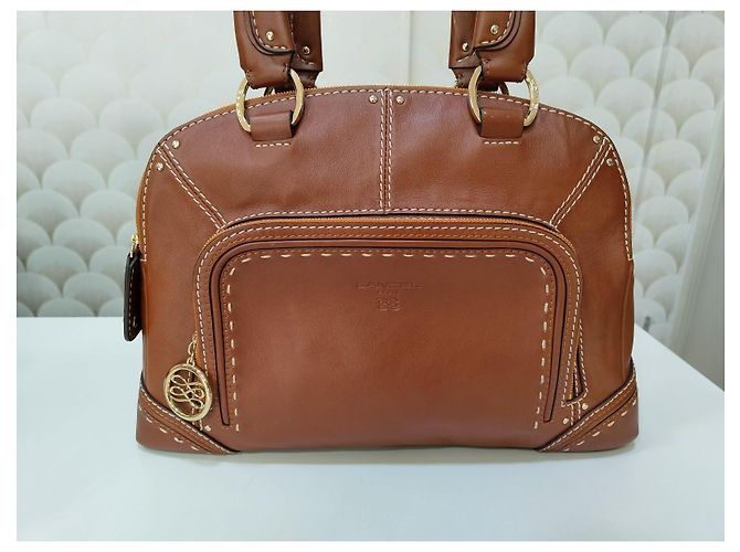 Lancel Borsa Mademoiselle Adjani in pelle marrone - vista 5