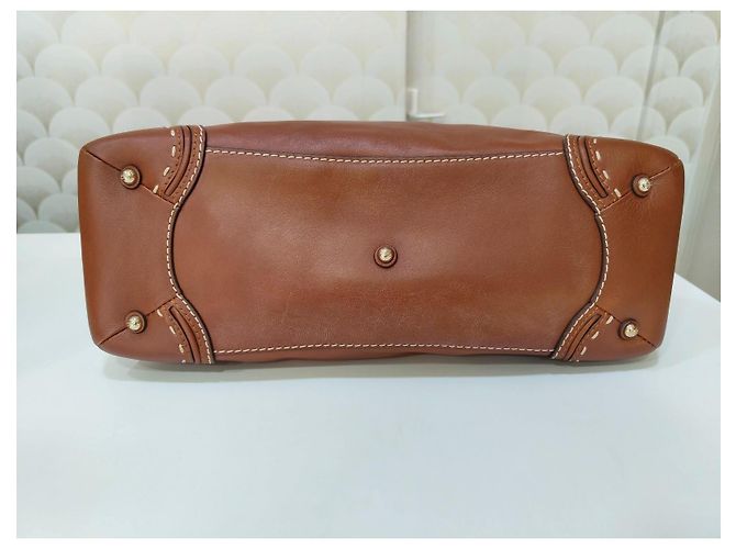 Lancel Borsa Mademoiselle Adjani in pelle marrone - vista 6