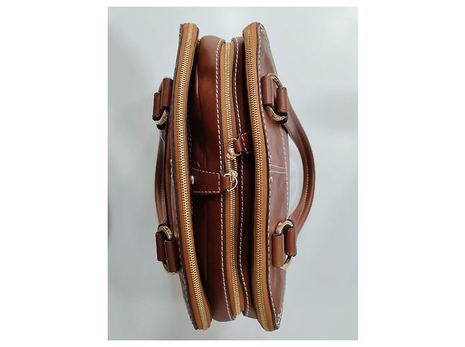 Lancel Borsa Mademoiselle Adjani in pelle marrone - vista 7