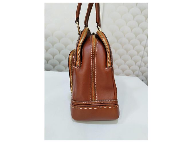 Lancel Borsa Mademoiselle Adjani in pelle marrone - vista 8