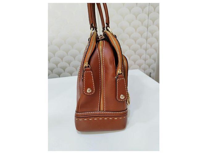 Lancel Borsa Mademoiselle Adjani in pelle marrone - vista 9