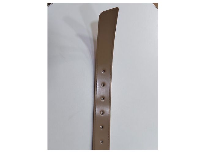 Ceinture Prada en cuir et caoutchouc à logo rayé - vue 6