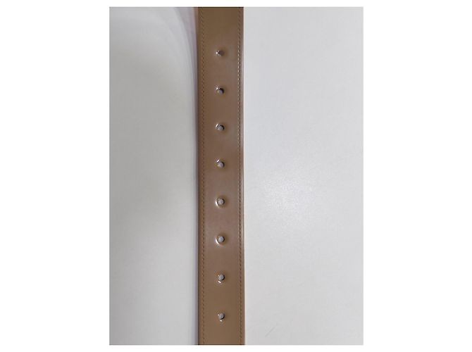 Ceinture Prada en cuir et caoutchouc à logo rayé - vue 7