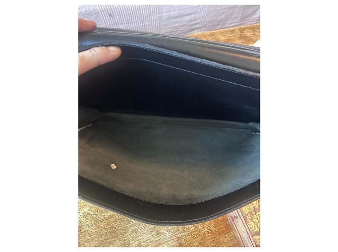 Hermès Sac à Dépêches 38 Borsa da Ufficio in Pelle Box Nera - vista 14