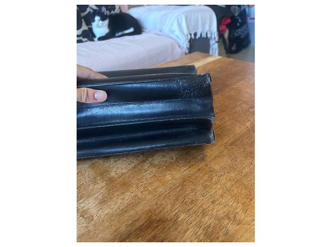 Hermès Sac à Dépêches 38 Borsa da Ufficio in Pelle Box Nera - vista 16