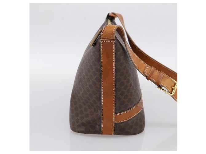 Céline Celine Macadam Shoulder PVC Leather Medium - vista 3