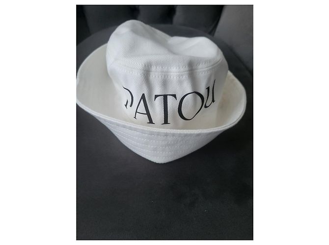 Jean Patou Patou Cappello a Secchiello Bianco in Cotone - vista 2