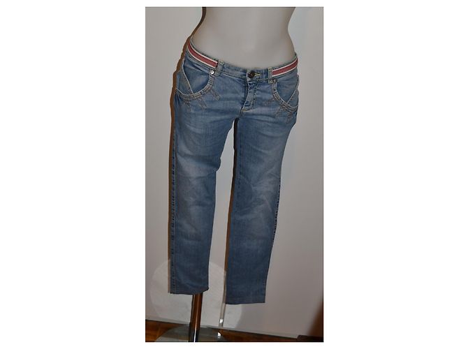 Ermanno Scervino Street Vaqueros Slim en Denim Azul - vista 2