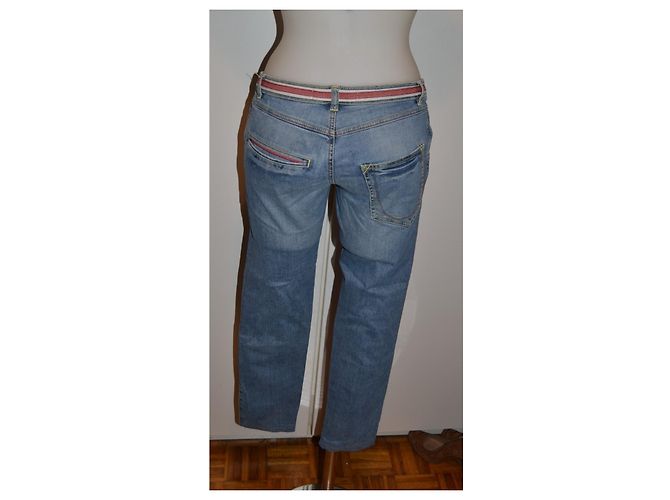 Ermanno Scervino Street Vaqueros Slim en Denim Azul - vista 4