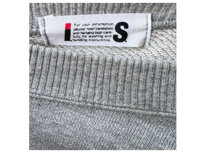 Issey Miyake I.S. Grey Gold Star Logo Sweatshirt - Ansicht 4