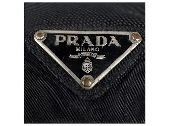 Prada Sac Banane Nylon Tessuto Noir - vue 2