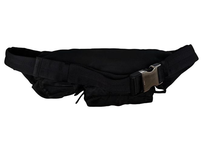 Prada Sac Banane Nylon Tessuto Noir - vue 8