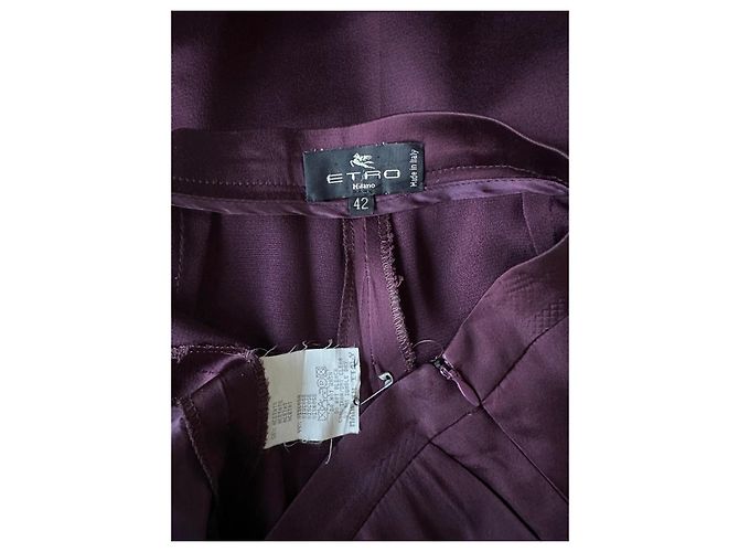 Pantalones Etro elegantes morados - vista 2