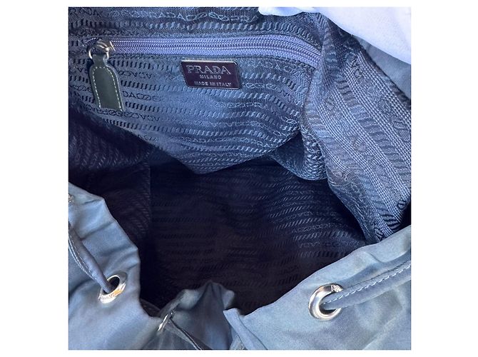 Prada Tessuto Nylon Backpack Dark Navy - view 10