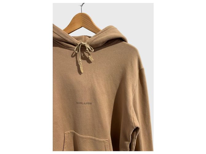 Autre Marque Sweat Saint Laurent camel T.M - vista 2