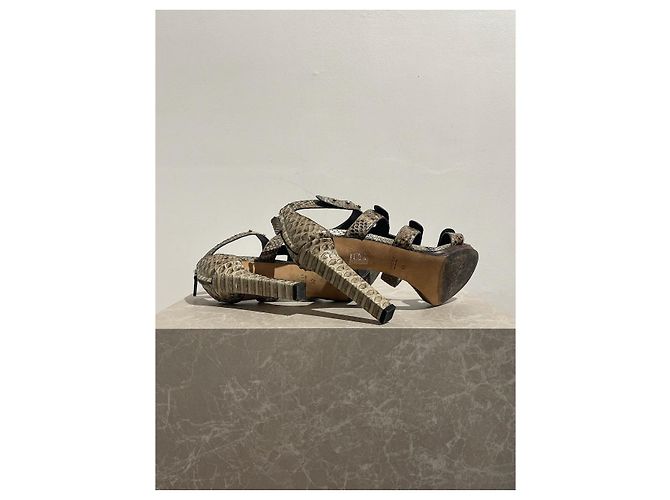 Sandali Gucci beige T.40 - vista 5