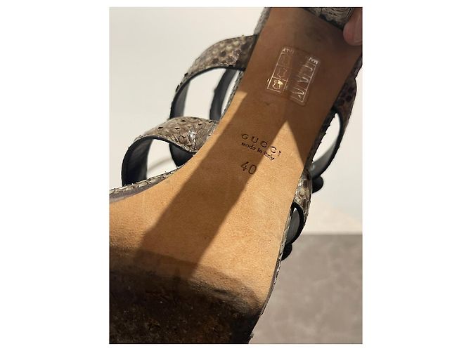Sandali Gucci beige T.40 - vista 6
