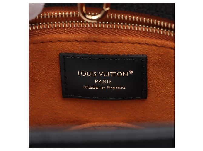 Louis Vuitton mala de ombro Onthego MM em couro de bezerro grão Empreinte Giant monogram - vista 13