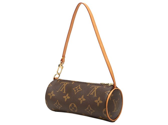 Borsa a mano Louis Vuitton Monogram Papillon Pochette Marrone - vista 2