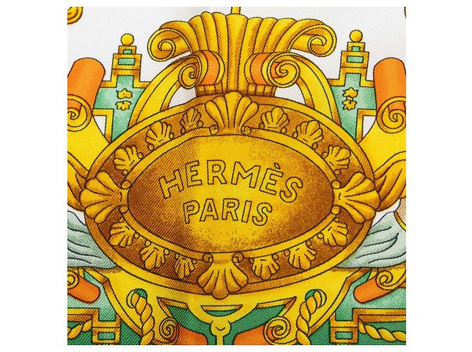 Hermès Voiles De Lumiere Seidentuch Weiß 90 Scarves - Ansicht 4