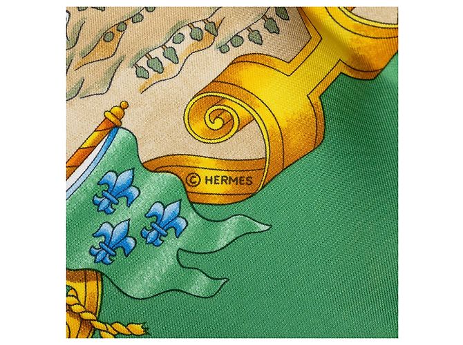 Hermès Voiles De Lumiere Seidentuch Weiß 90 Scarves - Ansicht 5