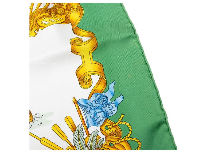 Hermès Voiles De Lumiere Seidentuch Weiß 90 Scarves - Ansicht 7
